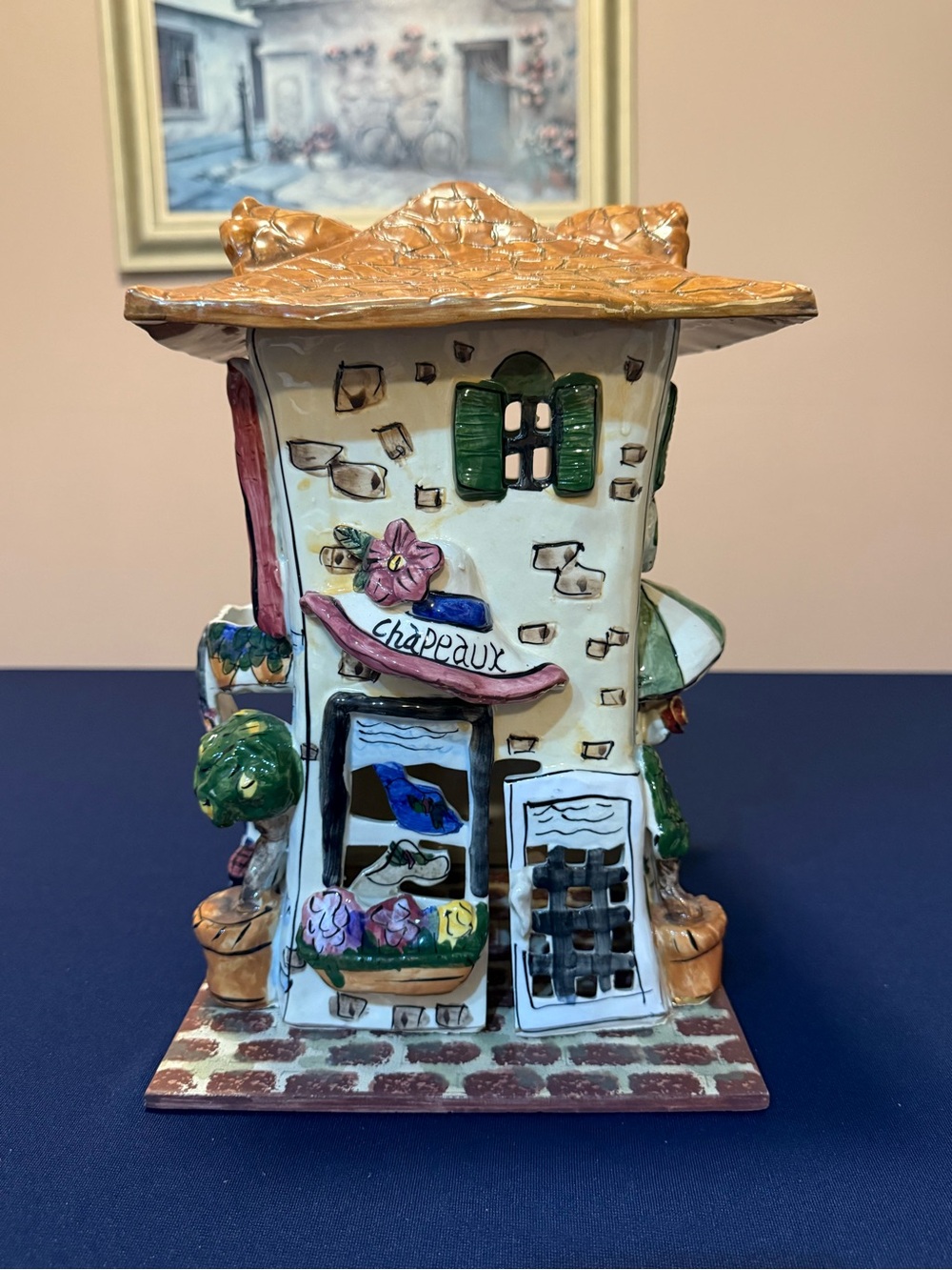 Blue Sky Clayworks Cafe French Chapeaux Fleuriste Heather Goldminc Retired W/Box - Picture 8 of 11
